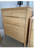 Lyam 5 Drawer Chest Solid Oak 